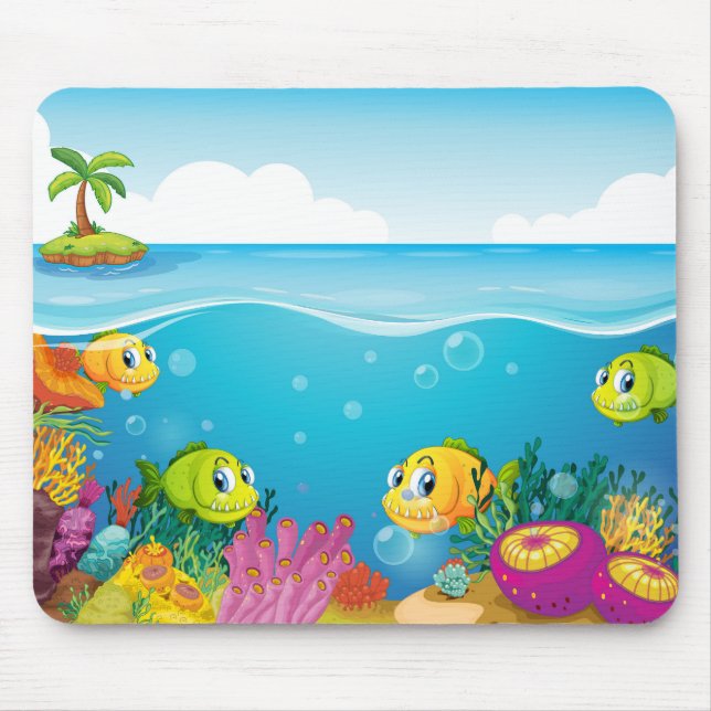 Ocean Bliss Mouse Pad (Front)