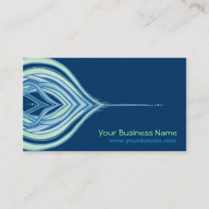 Ocean Blossom Customisable Business Cards