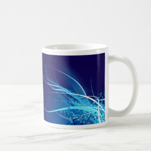 Ocean Blue Abstract - Mug