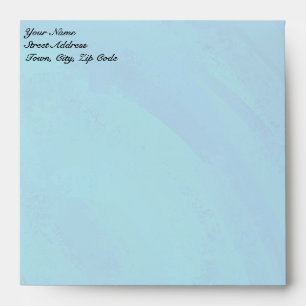 Ocean Blue and Black Party Envelope