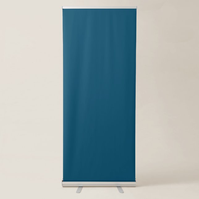 Ocean Blue Best Vertical Retractable Banner (Front)
