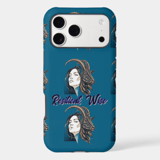 Ocean Blue Capricorn Zodiac iPhone Case