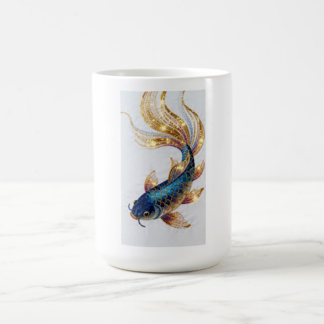 ocean blue coffee mug (Center)