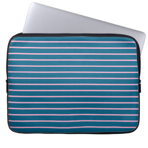 Ocean Blue Colour Minimalist Modern Plain Laptop Sleeve