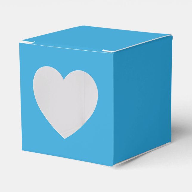 Ocean Blue Favour Box (Front Side)