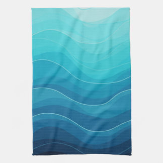 Ocean Blue Kitchen Towel, Kitchen Towel