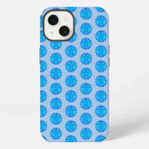 Ocean Blue Maori Sun Tribal Turtles iPhone 13 Case