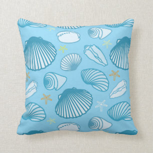 Ocean Blue Pattern Cushion