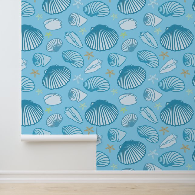 Ocean Blue Pattern Wallpaper (Application)