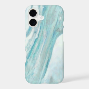Ocean Blue Surf Abstract Marble Pattern