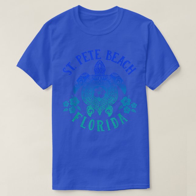 Ocean Blue Tribal St T-Shirt (Design Front)