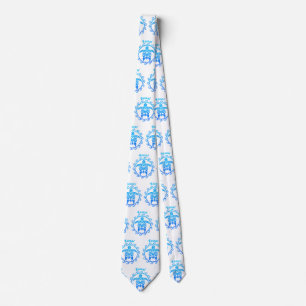 Ocean Blue Tribal Turtle Kauai Tie