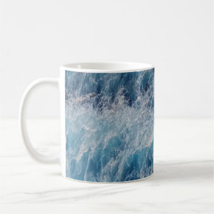 Ocean Blue Waves Coffee Mug