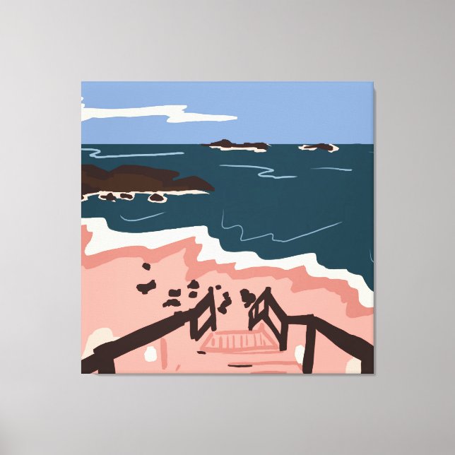 Ocean Blues Canvas Print (Front)