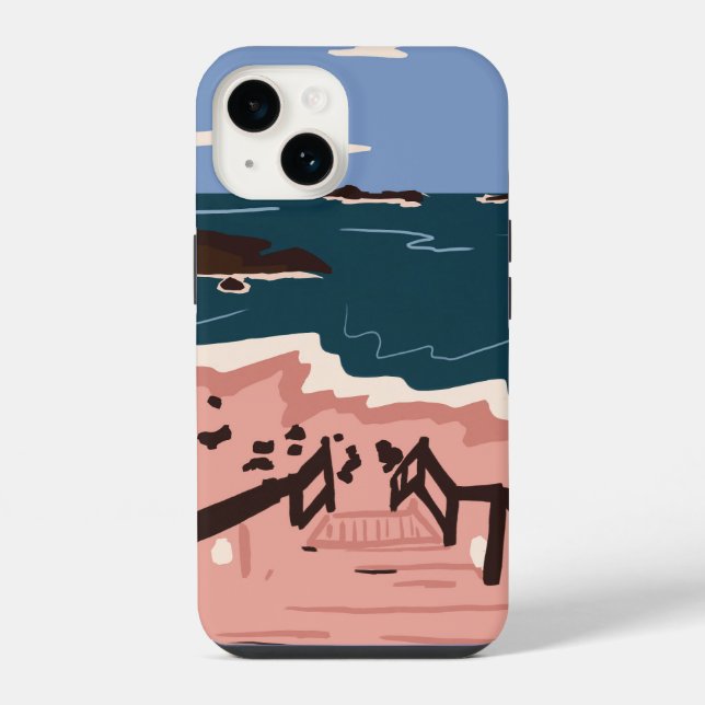 Ocean Blues iPhone Case (Back)