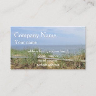 Ocean bluff business card