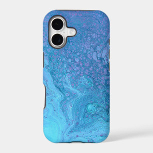 Ocean Breeze 1 Cool Blue Abstract Phone Case