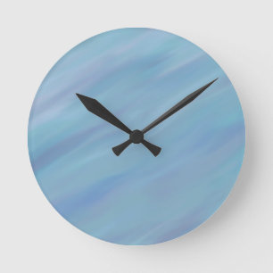 Ocean Breeze Round Clock