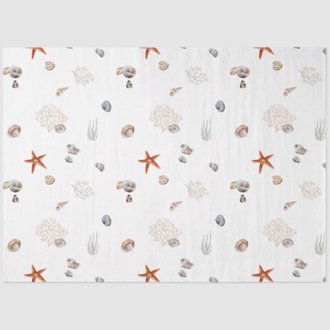 Ocean Breeze Series Design 1 Tissue Paper (Front)