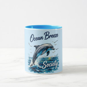 Ocean Breeze Society Dolphin Mug