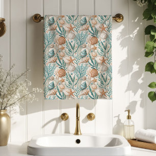 Ocean Breeze Towel Trendy Coastal Bath Look