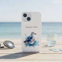 Ocean Breeze: Watercolor Seagull