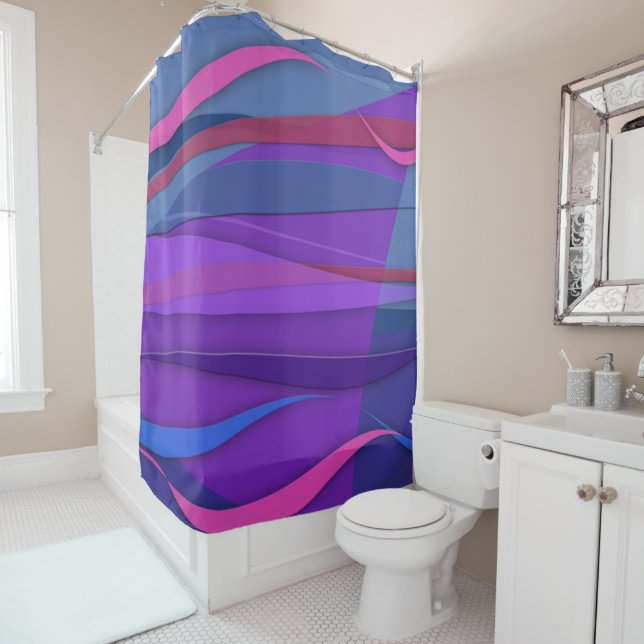 Ocean Breezes Shower Curtain (In Situ)