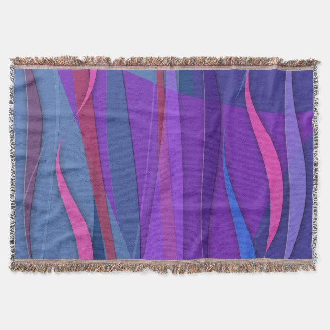 Ocean Breezes Throw Blanket (Front)