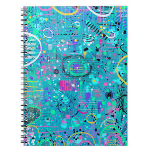 Ocean Bubbles: Maximalist Art Notebook