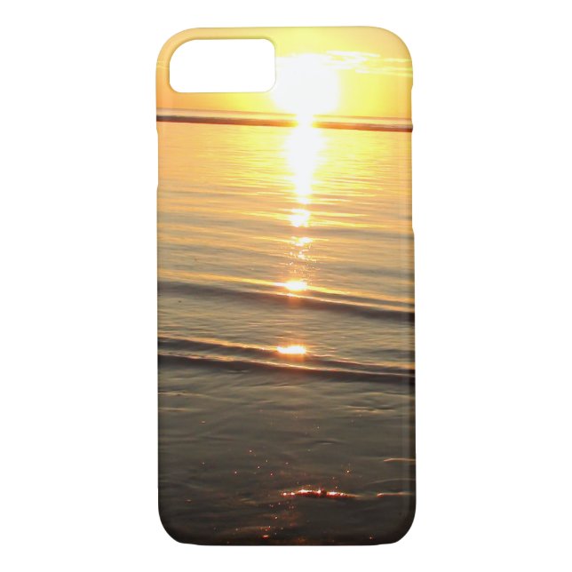 Ocean Cape Cod Sunset Water Waves Reflection Case-Mate iPhone Case (Back)