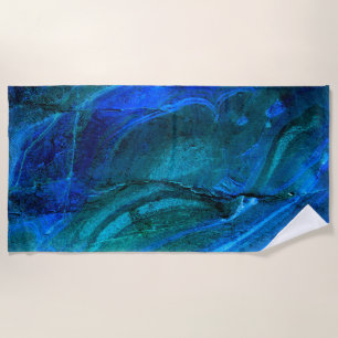 Ocean Carved Stone Beach Towel