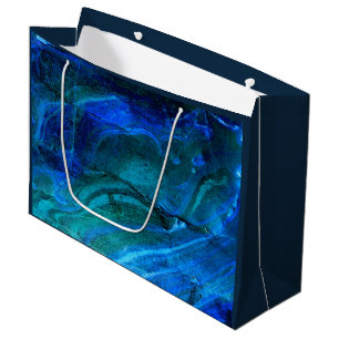 Ocean Carved Stone  Large Gift Bag