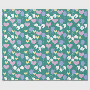 ocean cherry wrapping paper