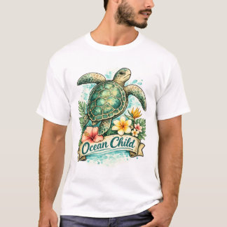 Ocean Child Vintage Sea Turtle T-Shirt