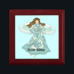 Ocean Christian angel  Gift Box<br><div class="desc">Ocean Angel Gift Box, Angel t-shirts and Angel gifts by ArtMuvz Illustration. Misty Ocean Angel t-shirt for Mum, Dad, kids, baby. Christian Angel birthday and christmas gifts, tote bag, mug, hat. Angel gifts are a thoughtful and meaningful way to show someone you care. Whether you're looking for a gift for...</div>