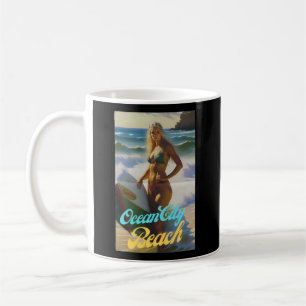 Ocean City Beach Maryland Parasdise Beautiful Coffee Mug