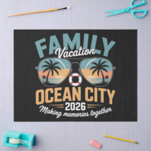 Ocean City Beach Tissue Paper