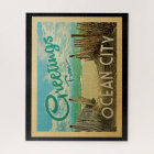 Ocean City Beach Vintage Travel