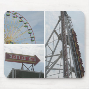 Ocean City Boardwalk Rides Mouse Mat