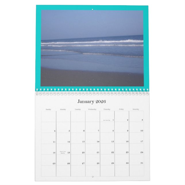 Ocean City - Collage - Callendar Calendar (Jan 2026)