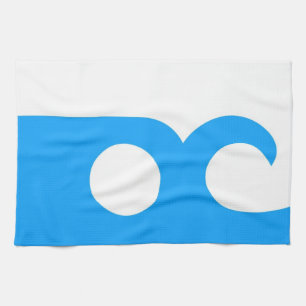 ocean city flag united state america Maryland Tea Towel