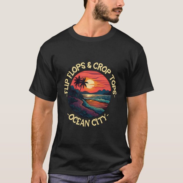 Ocean City Funny Beach Sayings T-Shirt (Front)