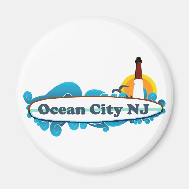Ocean City. Magnet (Front)