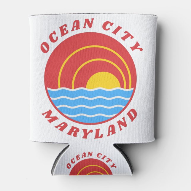 Ocean City Maryland Can Cooler (Front)