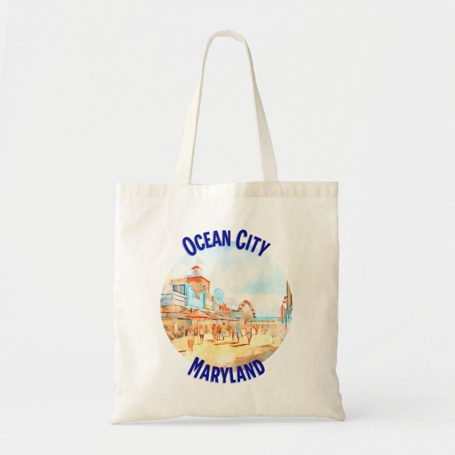 Ocean City, Maryland Tote Bag (Front)