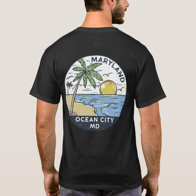 Ocean City Maryland Vintage T-Shirt (Back)