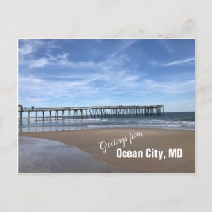 Ocean City, MD Pier Postcard