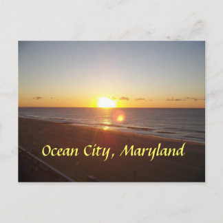 Ocean City, MD Sunrise Postcard