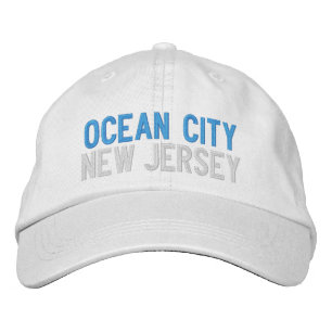 OCEAN CITY NEW JERSEY EMBROIDERED BASEBALL CAP