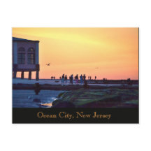 Ocean City, New Jersey Music Pier Postcard